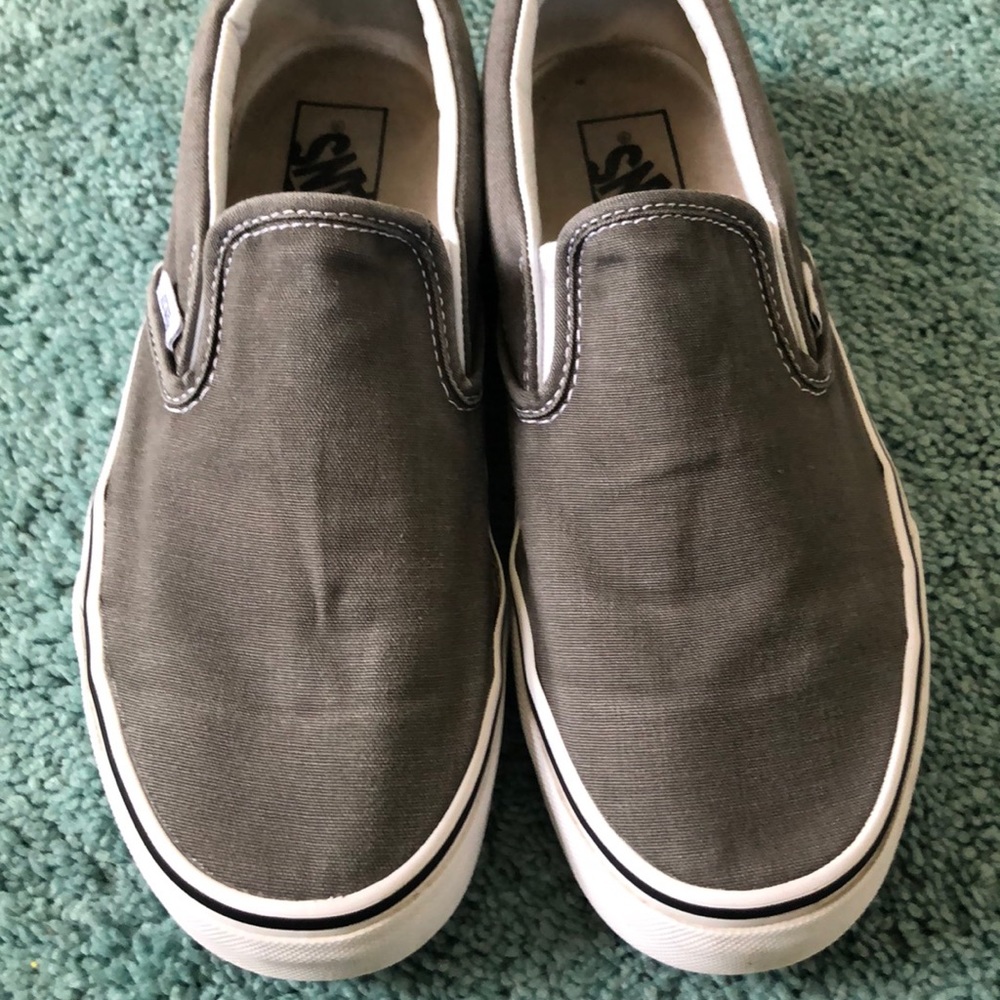 Gray Slip-On Vans